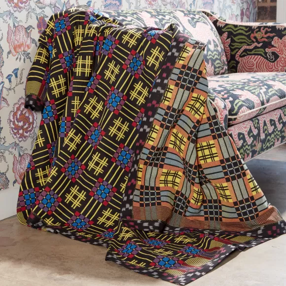 Assamese Cotton Blanket - Midnight Brights<Gregory Parkinson Surround Store