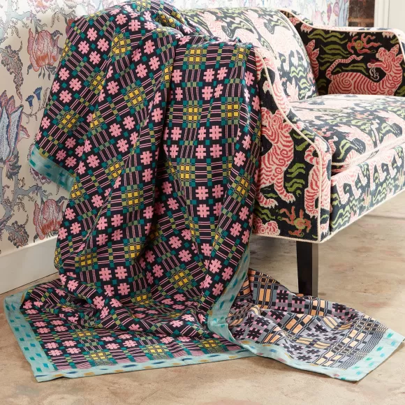 Assamese Cotton Blanket - Night Garden<Gregory Parkinson Surround New