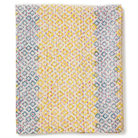 Block-Printed Tablecloth - Sunflower Dot<Gregory Parkinson Surround Fashion