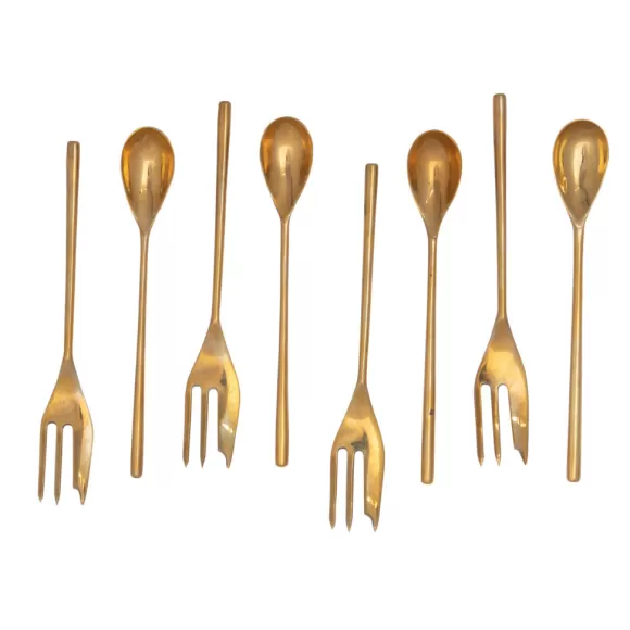 Brass Dessert Flatware Set<Dhaj Outlet