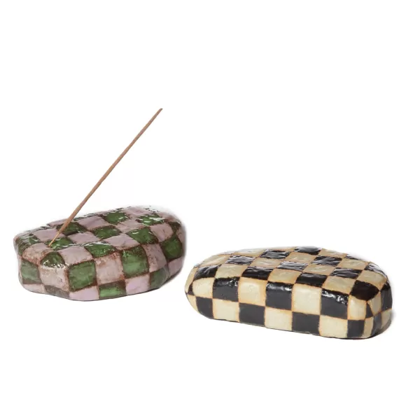 Checkered Incense Holder<Shane Gabier Fashion