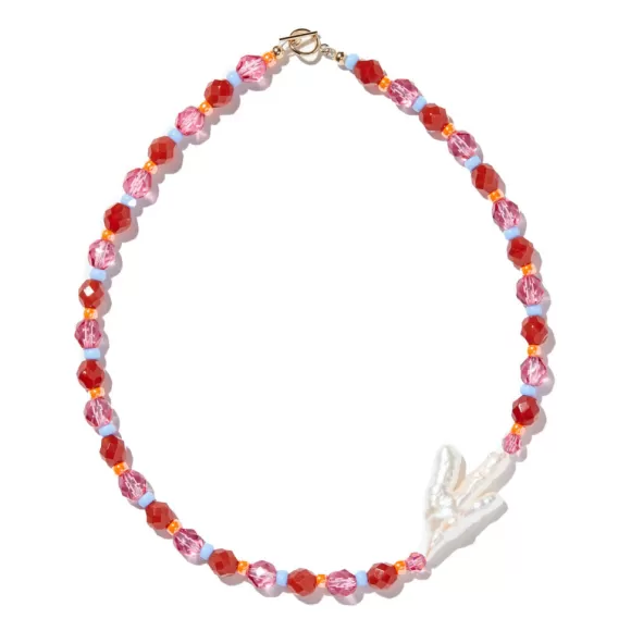 Claude Pearl Necklace - Rose<Sjo Jewelry New