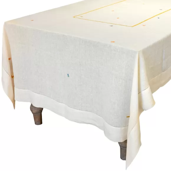 Embroidered Bees Tablecloth<Malaika Cheap