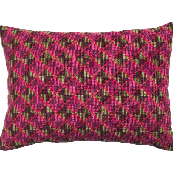 Embroidered Pillow - Fuchsia Holy Mount<Kissweh Best Sale