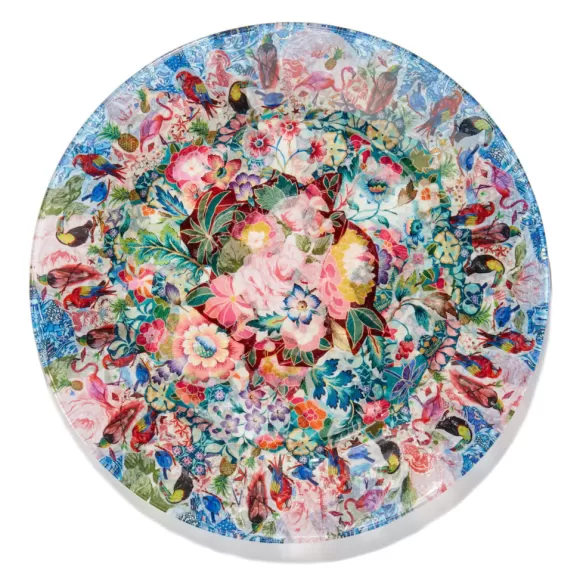 Enchanted Spirits Decoupage Plate No. 2<Michelle Kim Cheap