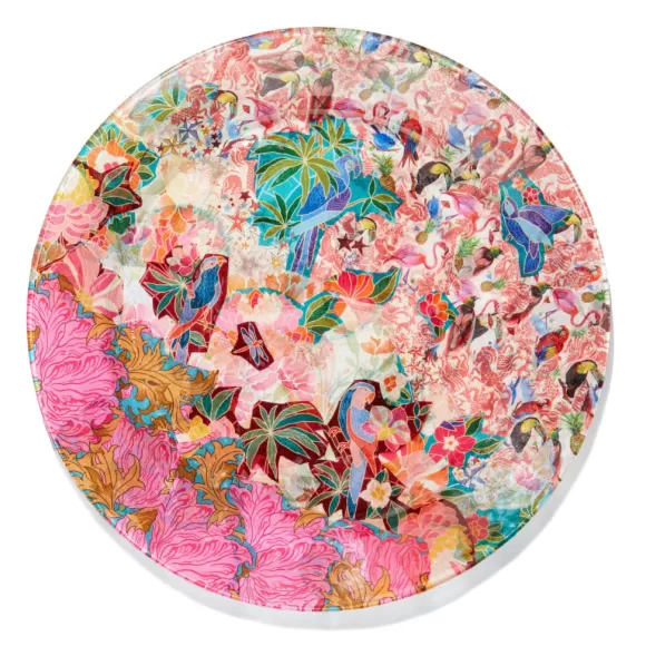 Enchanted Spirits Decoupage Plate No. 4<Michelle Kim Online