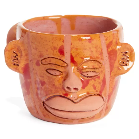 Face Mug - Red And Orange<Cara de Planta Fashion