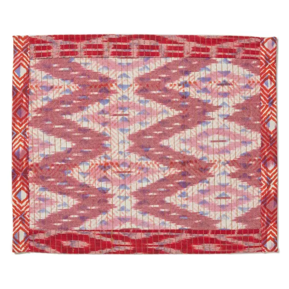 Ikat Placemats - Petal Blush Zig Zag<Gregory Parkinson Surround New