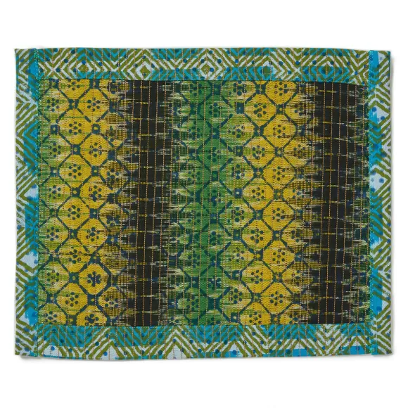 Ikat Placemats - Verde Noir<Gregory Parkinson Surround Outlet