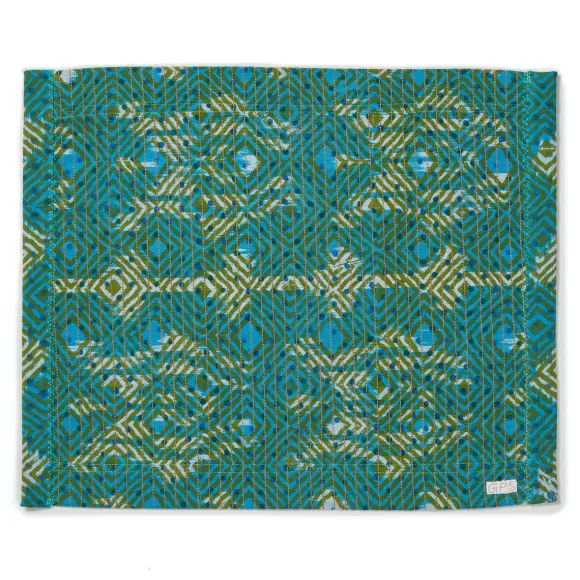 Ikat Placemats - Verde Noir<Gregory Parkinson Surround Outlet