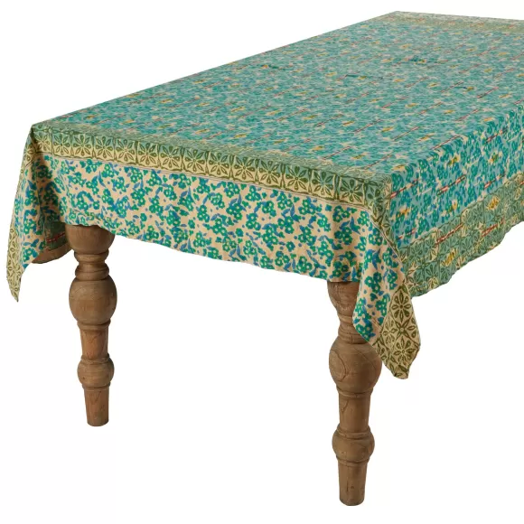 Ikat Tablecloth - Jade Petal<Gregory Parkinson Surround Best