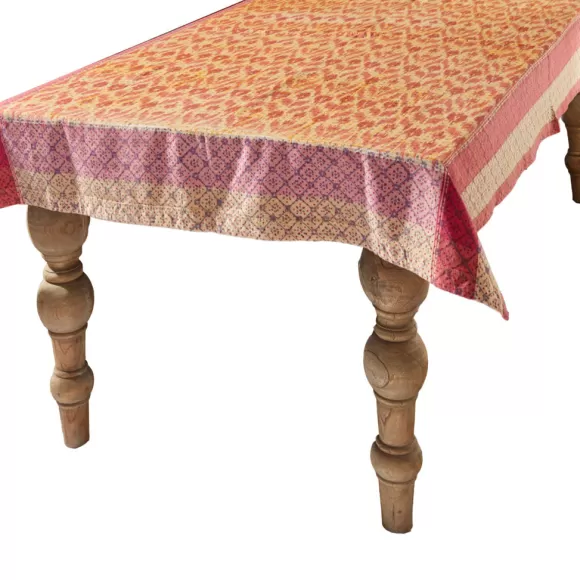 Ikat Tablecloth - Orange Rose Sand<Gregory Parkinson Surround Clearance