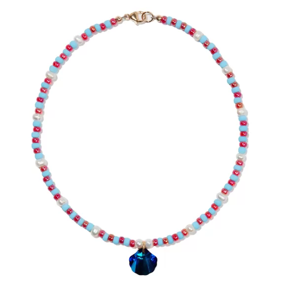 La Concha Necklace - Capri Blue<Sjo Jewelry Outlet