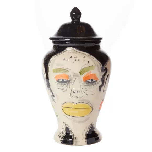 Lidded Vessel - "Te Quiero Tanto"<Cara de Planta Sale