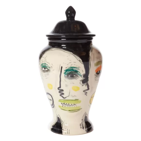 Lidded Vessel - "Te Quiero Tanto"<Cara de Planta Sale