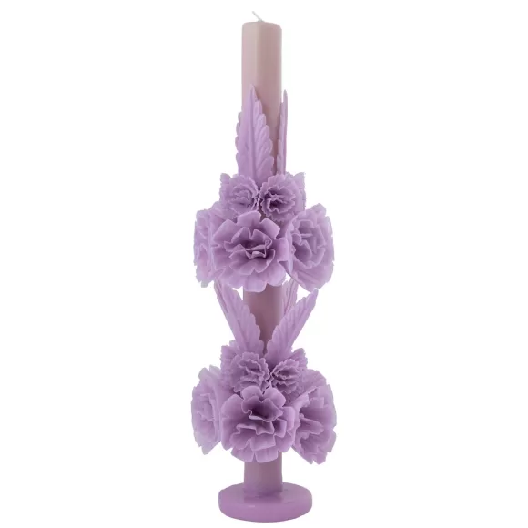 Oaxacan Floral Candle - Lilac<Rarities Cheap