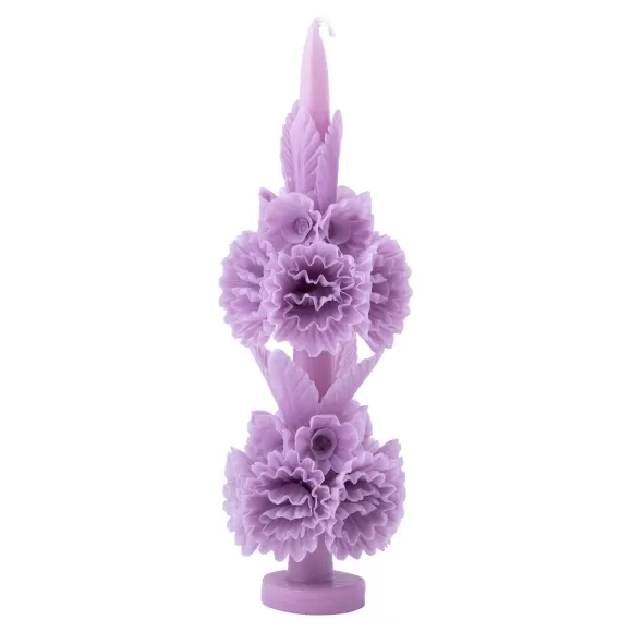 Oaxacan Floral Candle - Lilac<Rarities Cheap