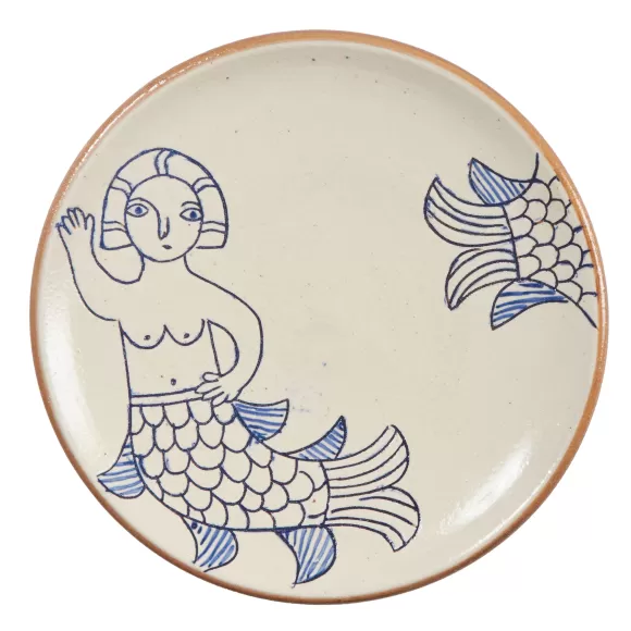 Sea Bride Dinner Plate - Blue<Malaika Outlet