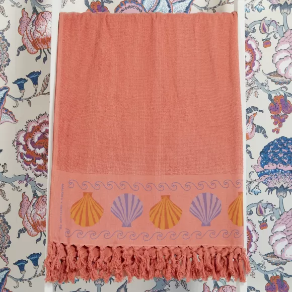 Seashell Towel - Golden Lilac Terracotta<Malaika Best Sale