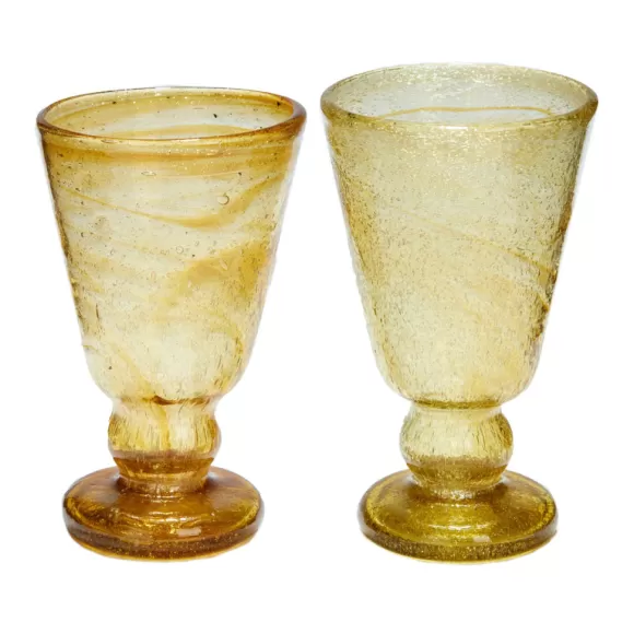 Sultan Wine Glasses - Amber<Malaika Fashion