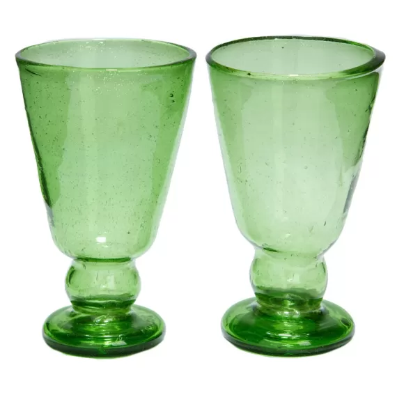 Sultan Wine Glasses - Green<Malaika Flash Sale