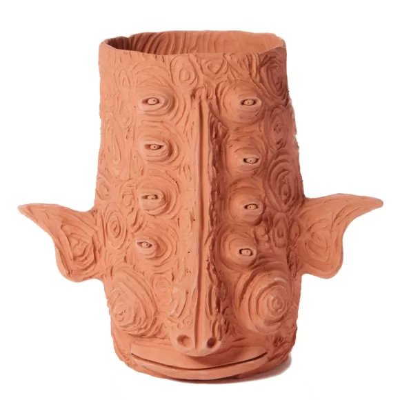 Terracotta Planter - "Te Estoy Pensando Mucho"<Cara de Planta Cheap