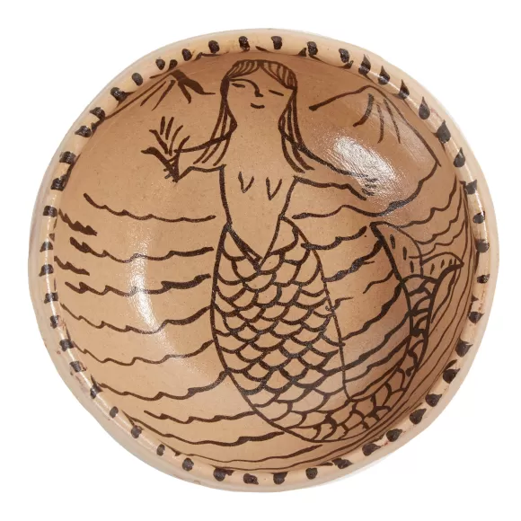 Tzintzuntzan Mermaid Bowl<Rarities Clearance